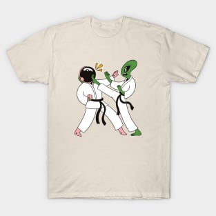 Alien Astronaut Space Karate T-Shirt